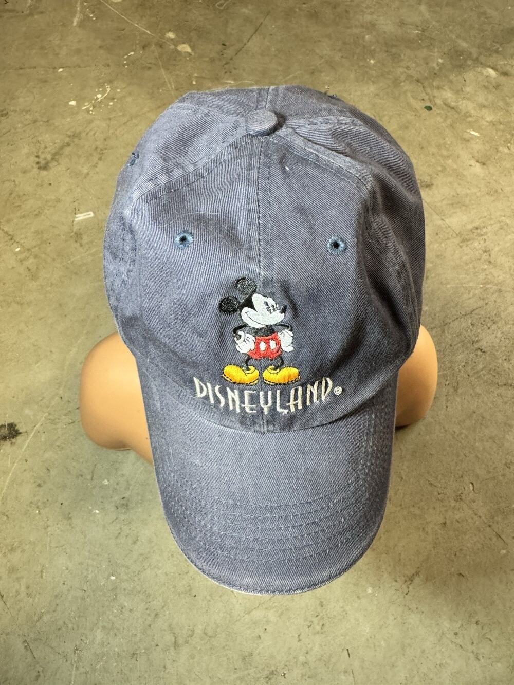 Vintage Disneyland Mickey Mouse Embroidered Hat Cap Strap Back